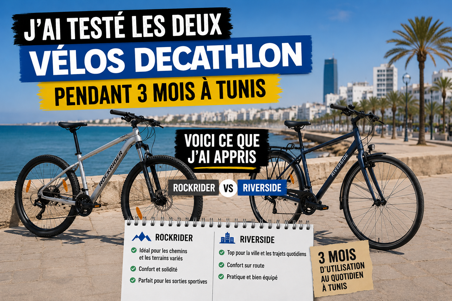 Riverside vs Rockride Essais 3 mois